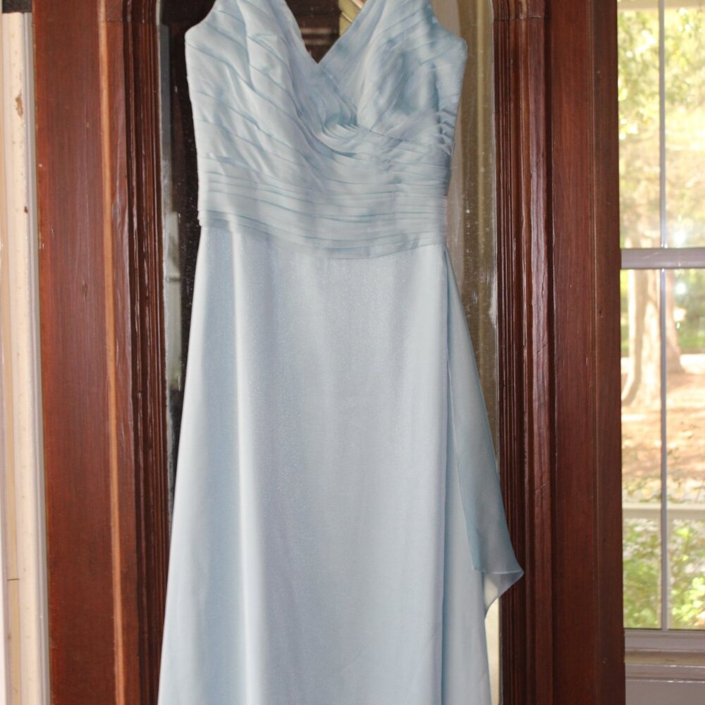 Blue, Long Formal Dress